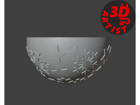 Christmas ball with surprise 2 pocket toys inside 3D Print Model