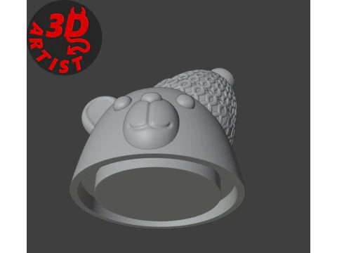 Deer and Bear in Sweater Christmas Gift Box Set 2 Boxes 3D Print Model