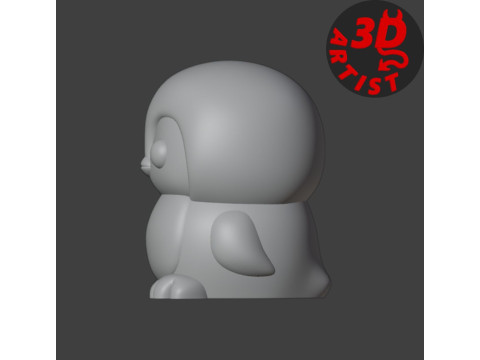 Christmas ball with surprise Pocket Toy Penguin Inside 3D 打印模型