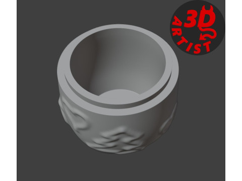 Snowman Christmas Box Model Cetak 3D