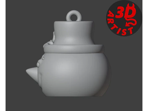 Snowman Christmas Snowball 3D Print Model