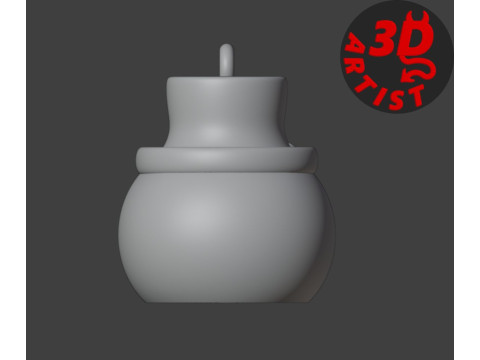 Snowman Christmas Snowball 3D प्रिंट मॉडल