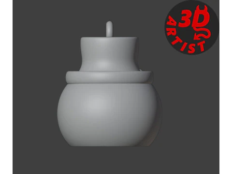 Snowman Christmas Snowball 3D Print Model