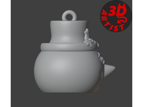 Snowman Christmas Snowball 3D प्रिंट मॉडल