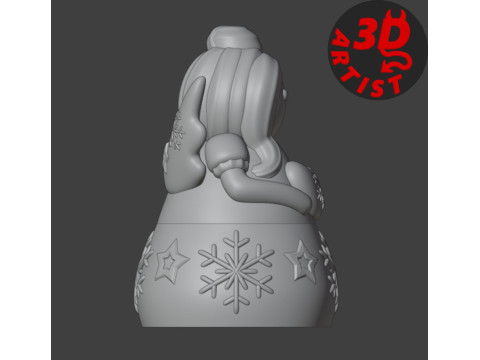 Christmas Angel Box Modello di stampa 3D
