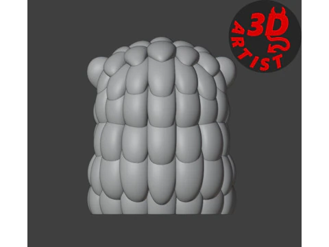 Hedgehog Pocket Toy and Hanging Mushroom house 3D Print Model