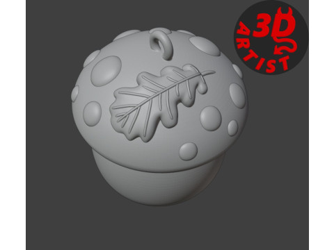 Hedgehog Pocket Toy and Hanging Mushroom house Modelo de Impressão 3D