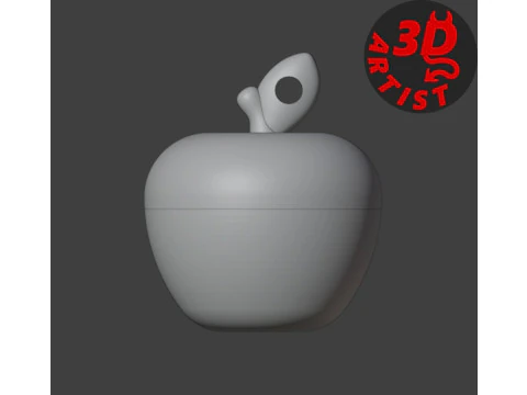 Caterpillar Pocket Toy and Hanging Apple House 3D Print Model