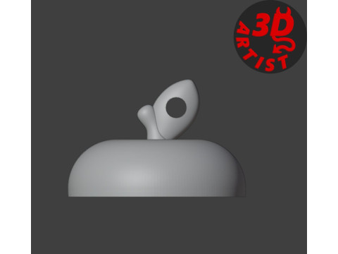 Caterpillar Pocket Toy and Hanging Apple House 3D Print Model