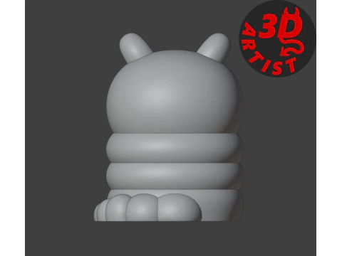 Caterpillar Pocket Toy and Hanging Apple House 3D Print Model