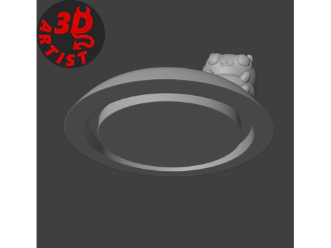 Apple and Caterpillar Box 3D Print Model