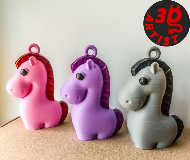 Set decorazioni natalizie per cavalli 2 modelli Modello di stampa 3D .c4d .max .obj .3ds .fbx .stl .blend