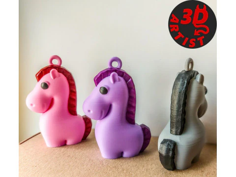 Horse Christmas Decor Set 2 models 3D Print Model