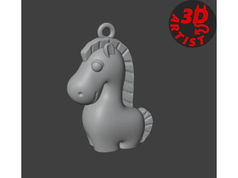 Horse Christmas Decor Set 2 models 3D Print Model