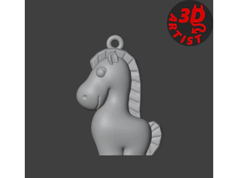 Horse Christmas Decor Set 2 models 3D Print Model