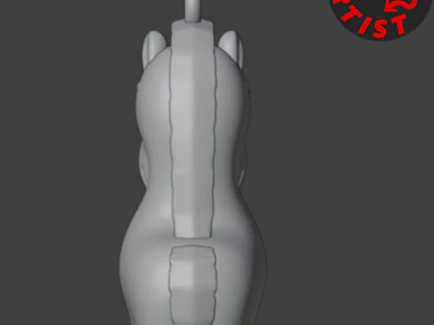 Horse Christmas Decor Set 2 models 3D Print Model