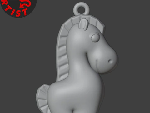 Horse Christmas Decor Set 2 models 3D Print Model