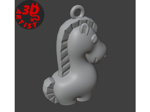 Set decorazioni natalizie per cavalli 2 modelli Modello di stampa 3D