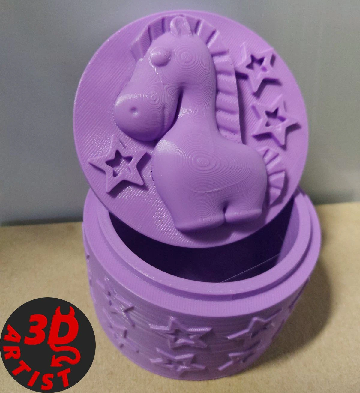 Horse Christmas Box 3D Print Model .c4d .max .obj .3ds .fbx .stl .blend 