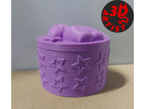 At Noel Kutusu 3D Baskı Modeli