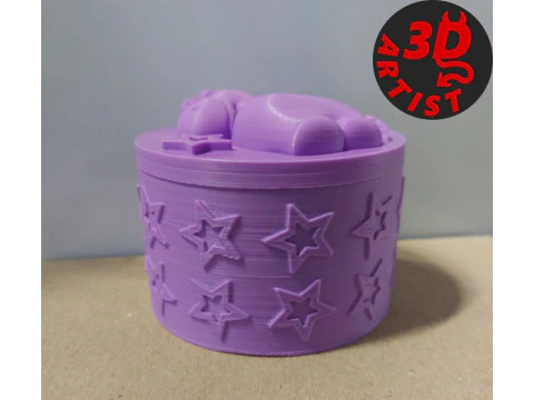 Horse Christmas Box 3D Print Model