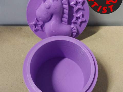 At Noel Kutusu 3D Baskı Modeli