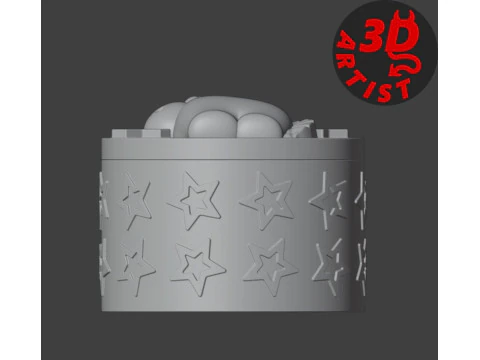 Horse Christmas Box 3D Print Model