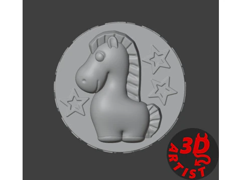 Horse Christmas Box 3D Print Model