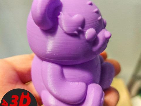 Ensemble ours de la Saint-Valentin, bo&icirc;te &agrave; bijoux, porte-cl&eacute;s et figurine Modèles 3D en vedette