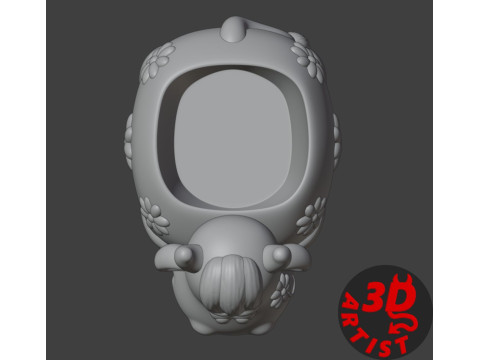 Cow Penholder Planter 3D Print Model