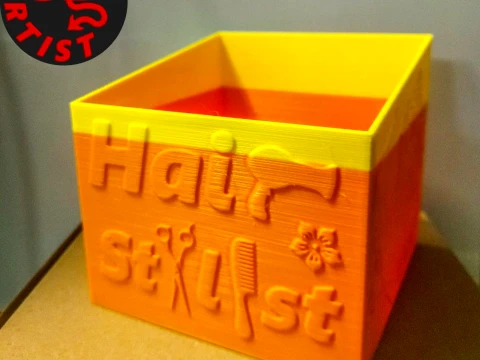 Hair Stylist Organizer V7 3D Print Model