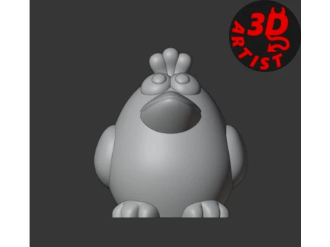 Crow Figurines Set 3 models 3D Print Model