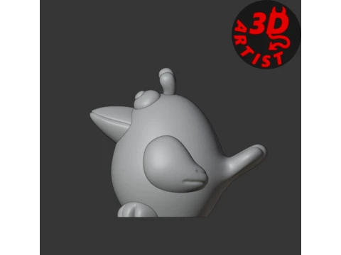 Crow Figurines Set 3 models 3D Print Model