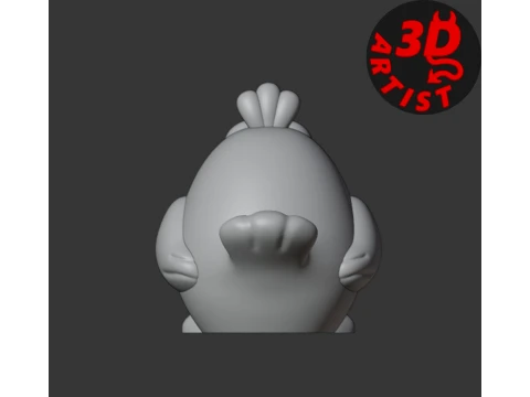 Crow Figurines Set 3 models 3D Print Model
