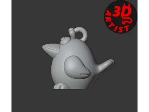 Crow Figurines Set 3 models 3D Print Model