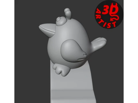 A gravestone and a crow Halloween decor Set 2 models 3D Print Model