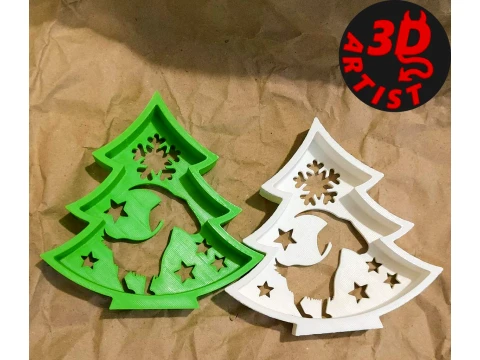 Goat Christmas Tree 3D Принт Модель