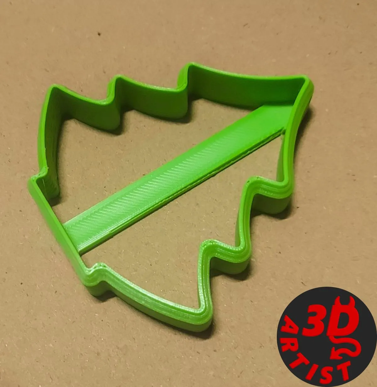 Christmas Tree Cookie cutter 3D Print Model .c4d .max .obj .3ds .fbx .stl .blend