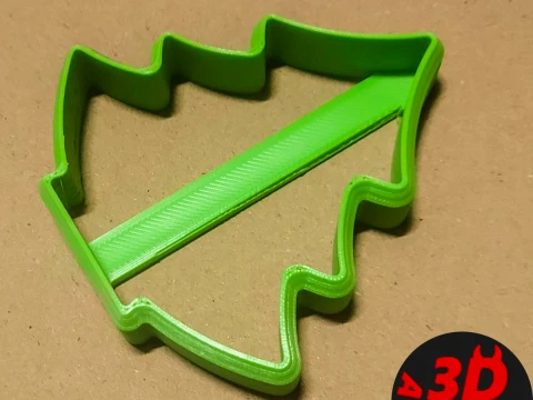 Tagliabiscotti per albero di Natale Modello di stampa 3D