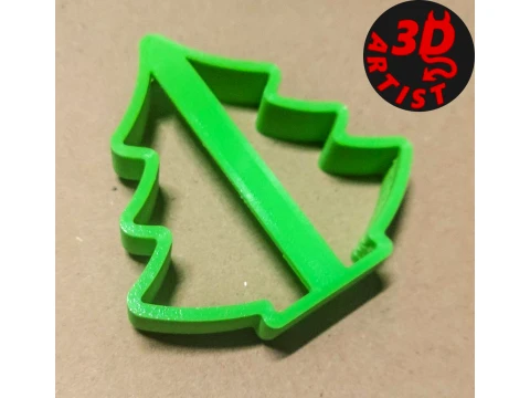 Christmas Tree Cookie cutter 3D Print Model