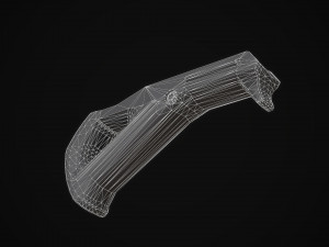 imi defense - fsg2 front support grip low-poly Modelo 3D