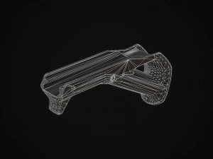 imi defense - fsg2 front support grip low-poly 3D Model