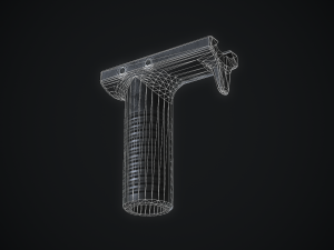 kwa front grip Modelo 3D