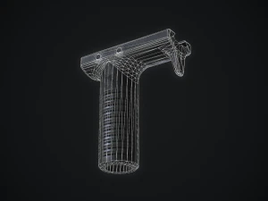kwa front grip 3D Model