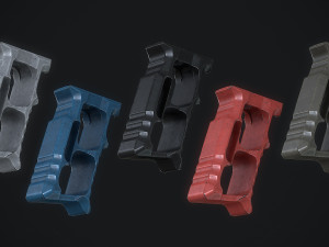 tyrant designs halo minivert grip 3D Модель