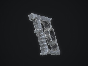 tyrant designs halo minivert grip 3D Модель