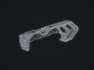 tyrant designs mod foregrip ar10 ar15 3D Model