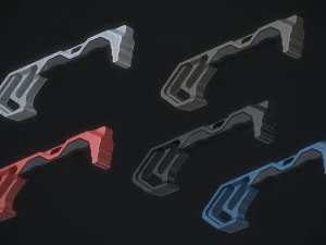 tyrant designs mod foregrip ar10 ar15 3D Model