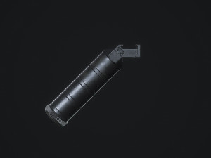 zenith vertical short grip 45 angled 3D Model