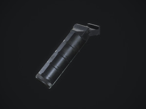 zenith vertical short grip 45 angled 3D Model
